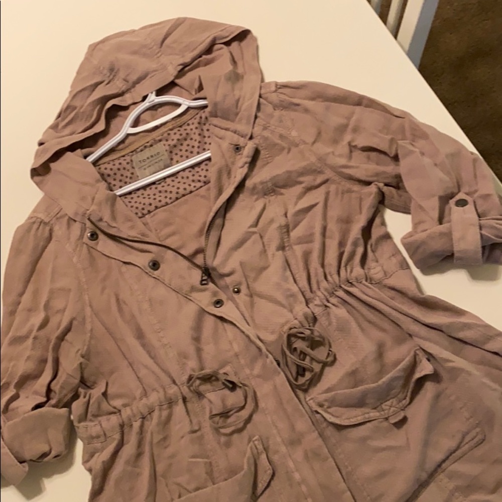 Torrid light Pink Anaorak Jacket - Picture 3 of 7